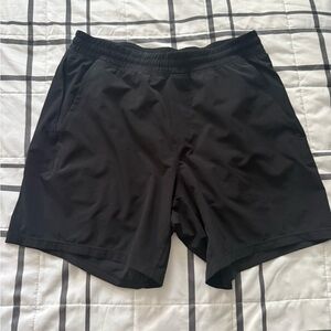 Men’s Lulu Lemon Black Pace Breaker Shorts